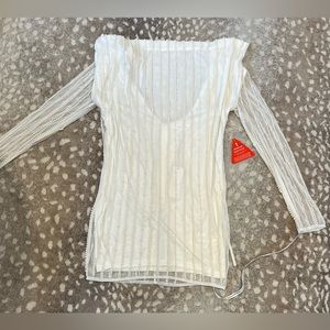 Frock&Frill Bridal Pearl Embellished Mini Dress. NWT